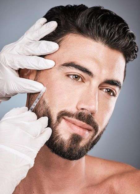 Toxina botulínica, tratamiento estética facial hombre, clinica estética, medicina estética botox