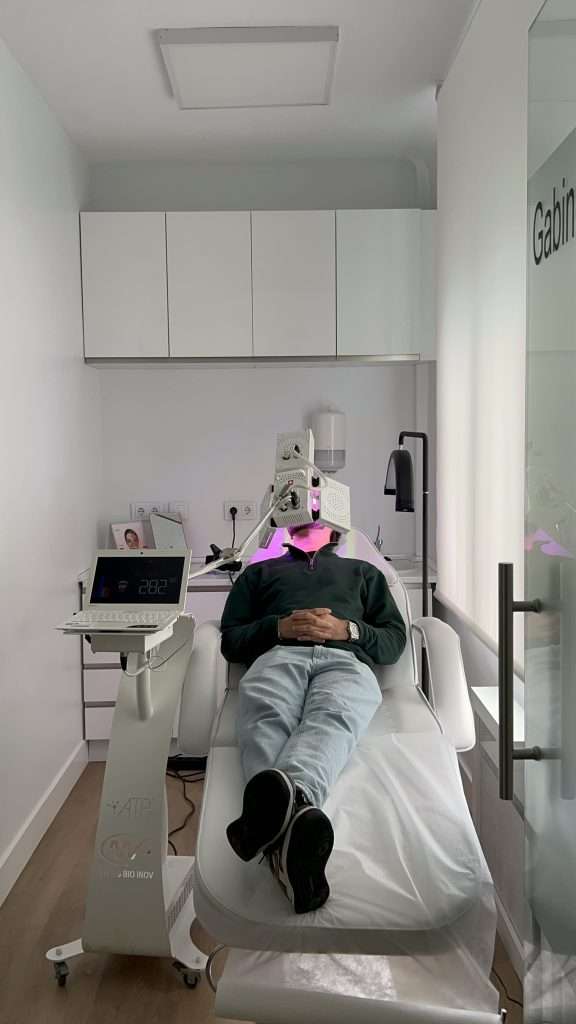 fotobiomodulación, clínica maxilofacial Madrid, estética, no inflamación, sin dolor, luces led, innovación en tecnología ATP 38