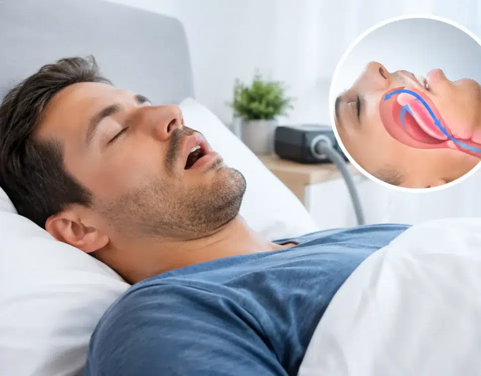 Apnea obstructiva y la posición mandibular