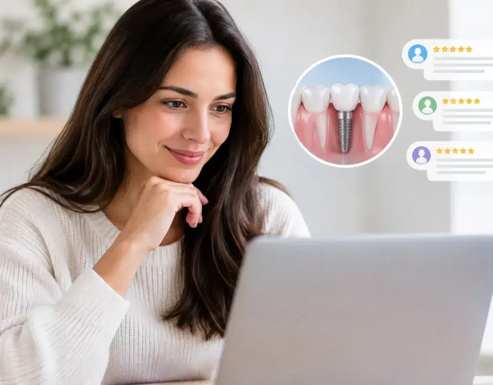 Cómo leer opiniones sobre implantes dentales